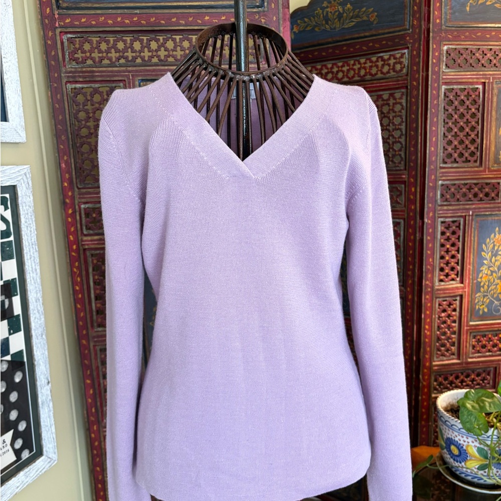 LOFT Lilac V-Neck Women’s Sweater